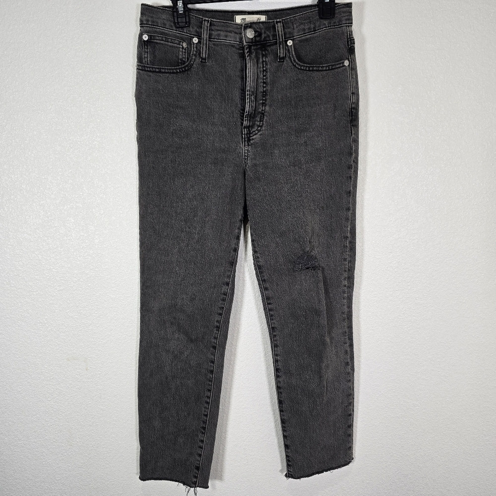 Madewell The Perfect Vintage Jean Size 27 Women's High Rise Straight Leg Gray